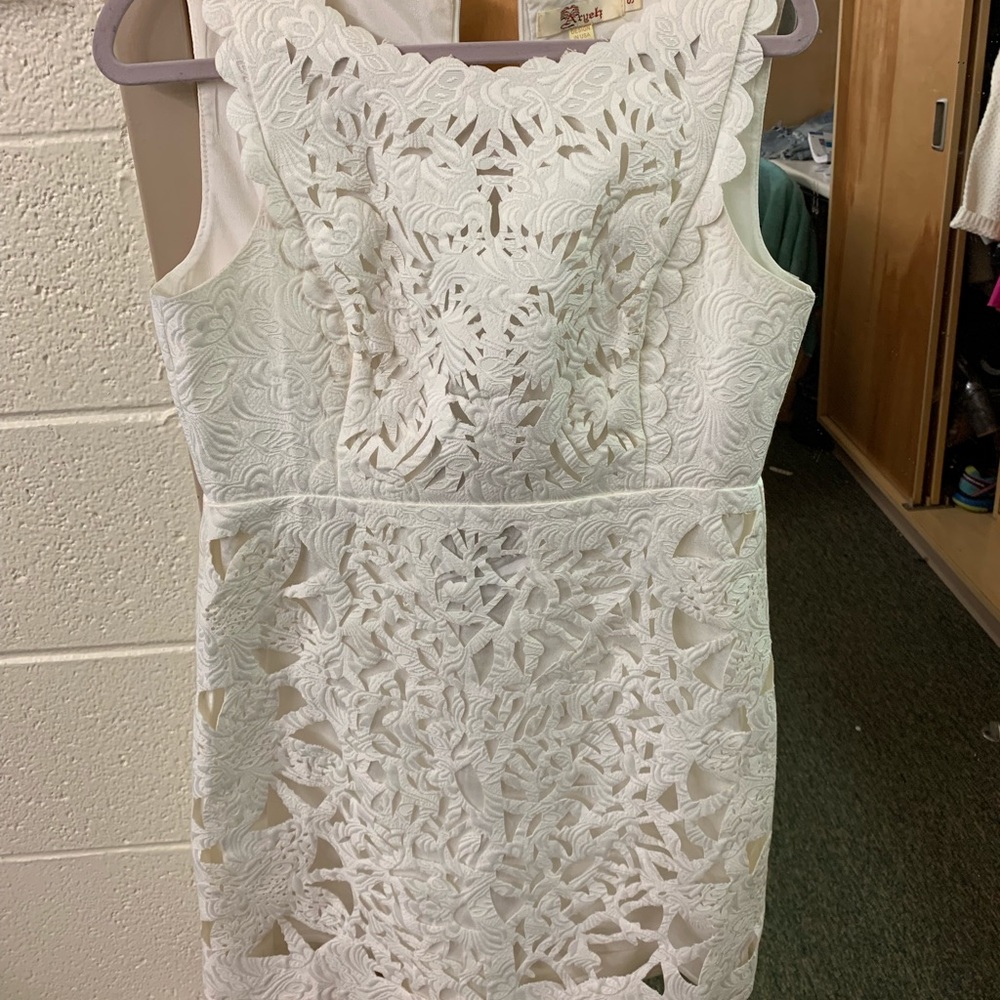 white dress